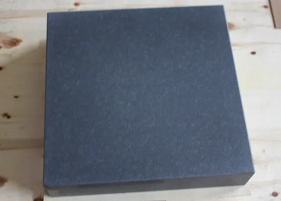Black Precision Granite Surface Plate Laboratory Measuring Tool 
