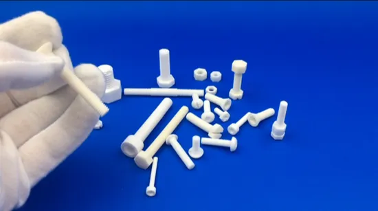 Innovacera High Mechanical Strength Precision Ceramic Screw Nut 
