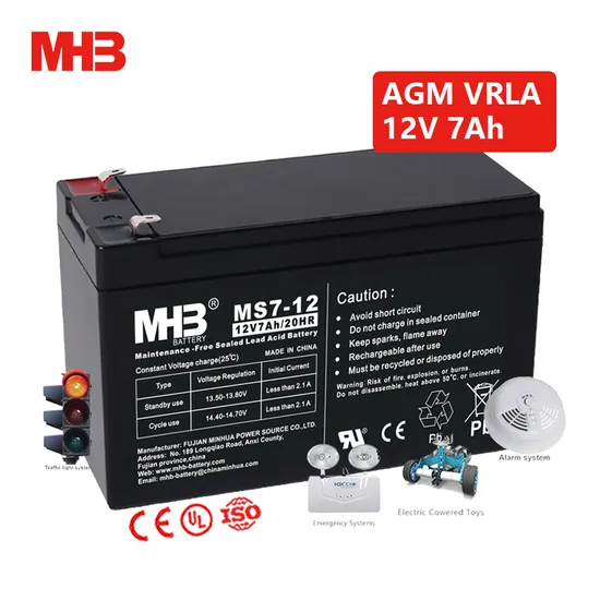 Mhb Chinese Manufacturer Energy Storage AGM Valve Regulated Sealed Lead Acid Dry UPS Battery 12V 7ah Price for Electronic Scales