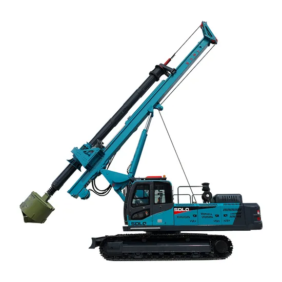 SDLQ High torque crawler rotary drilling rig/high efficiency/energy saving/pile foundation engineering rotary drilling rig/360° rotation LQR
