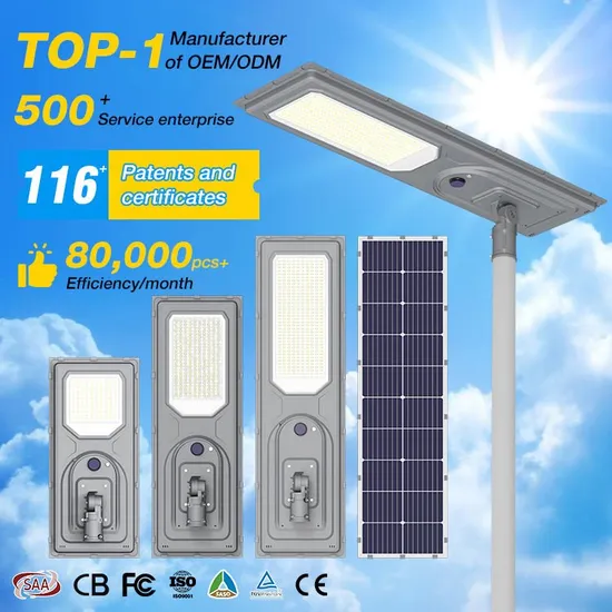 Energy Saving Aluminum IP66 Waterproof Outdoor 100W 200W 300W All in One LED Solar Street Light 