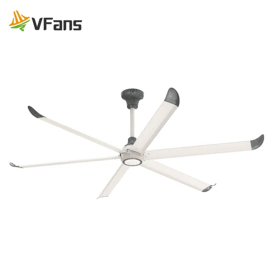 Vfans Large Inventory Energy Efficiency Silent Pmsm Hvls Air Cooling Fan with LED Light 